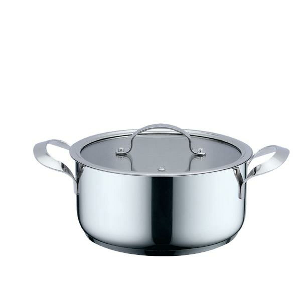 Casseruola con coperchio Haeger Grigio Ø 20 cm