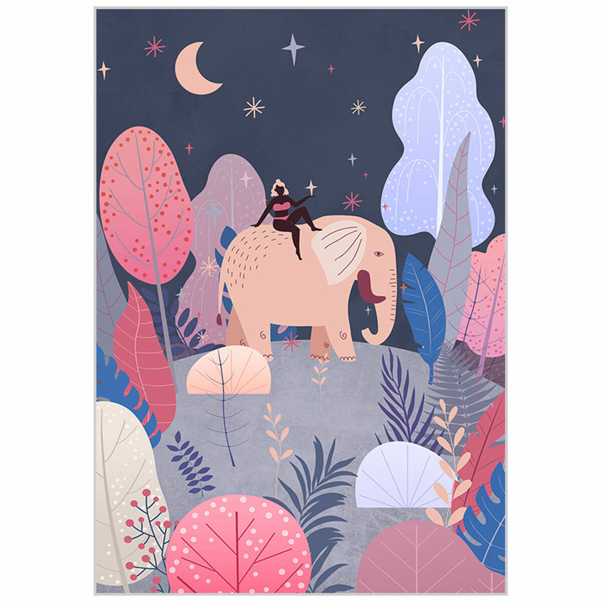 Quadro DKD Home Decor Copaci (2 pezzi) (53 x 4.3 x 73 cm)