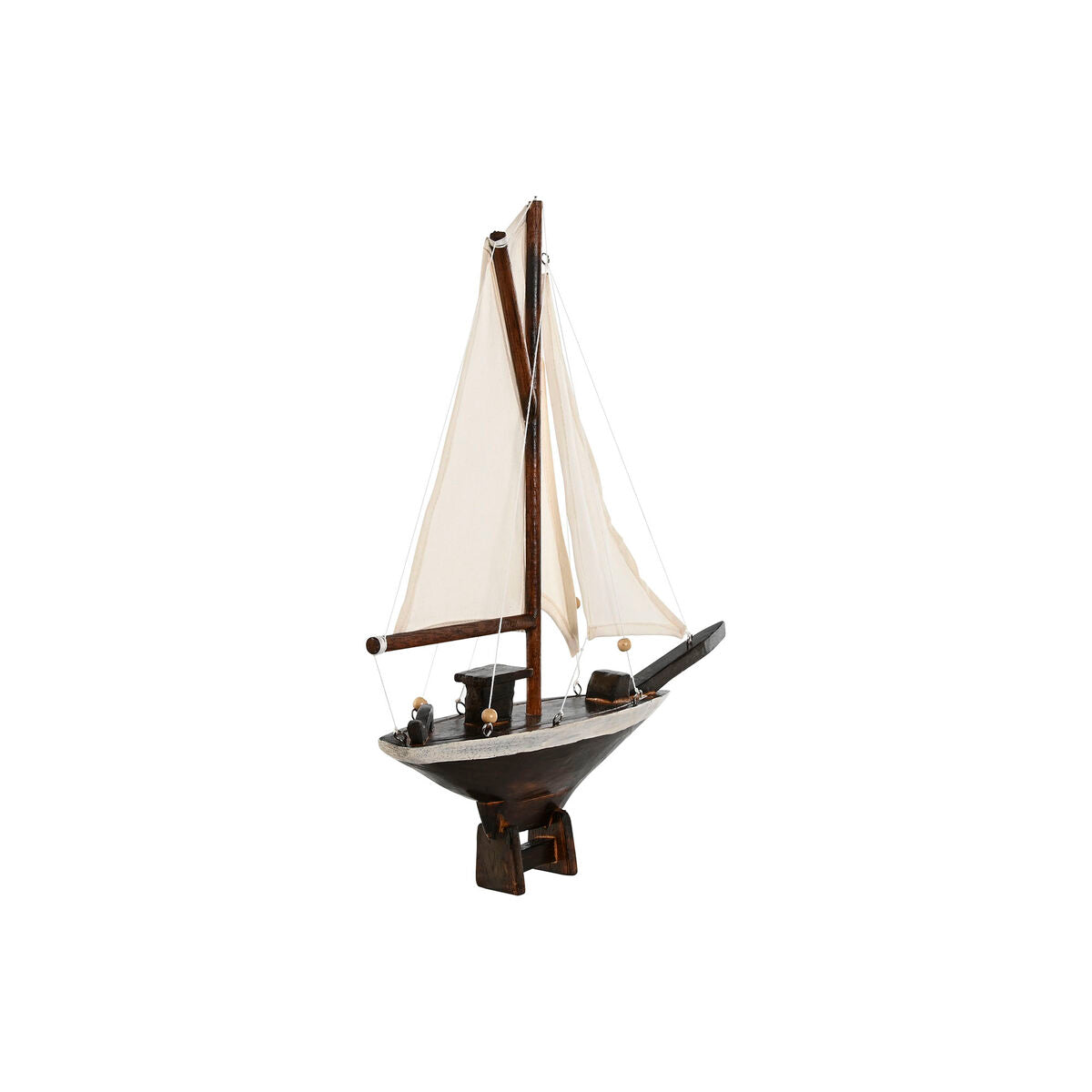 Statua Decorativa Home ESPRIT Bianco Marrone Mediterraneo 55 x 8 x 70 cm (3 Pezzi)