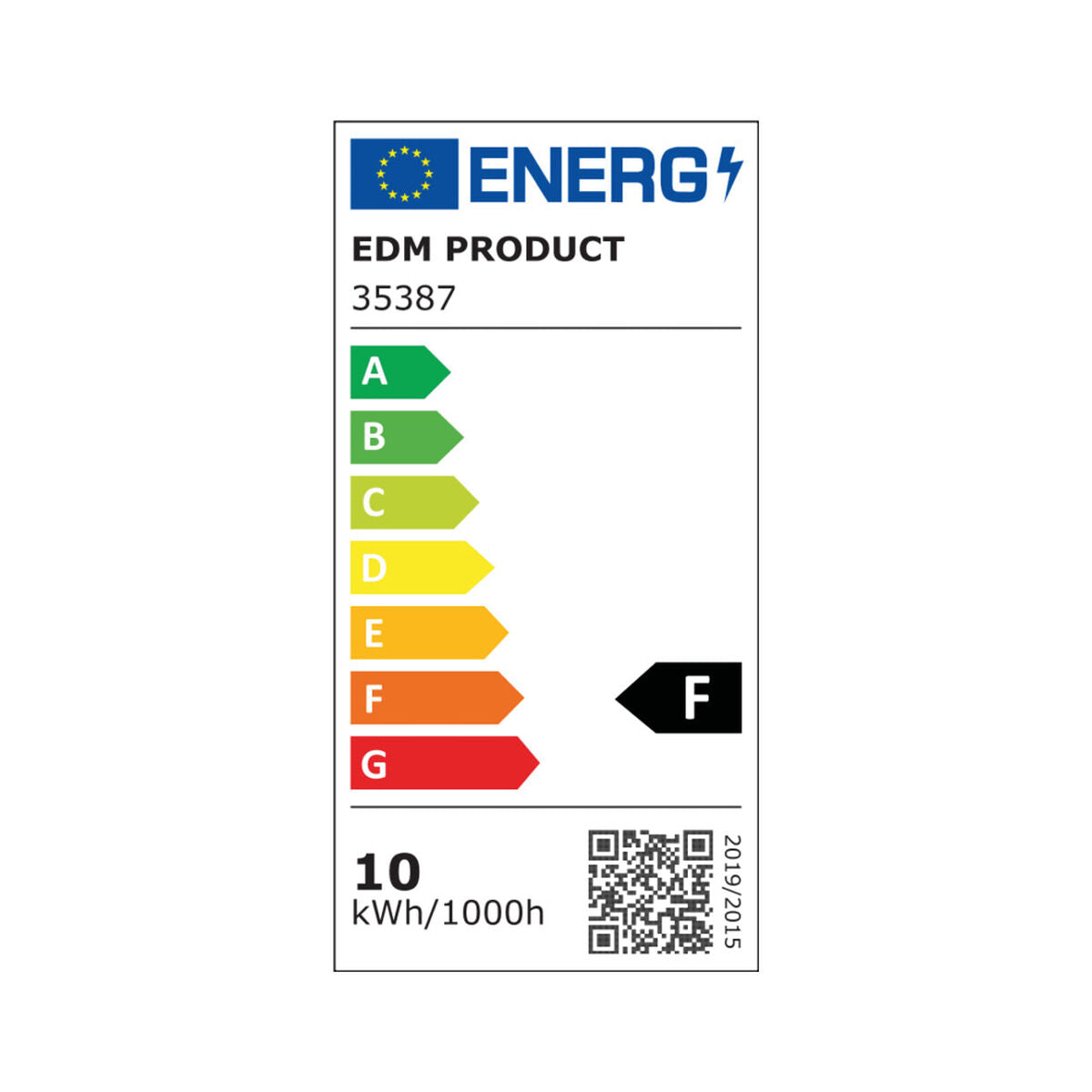 Lampadina LED EDM 932 Lm E27 10 W F (3200 K)