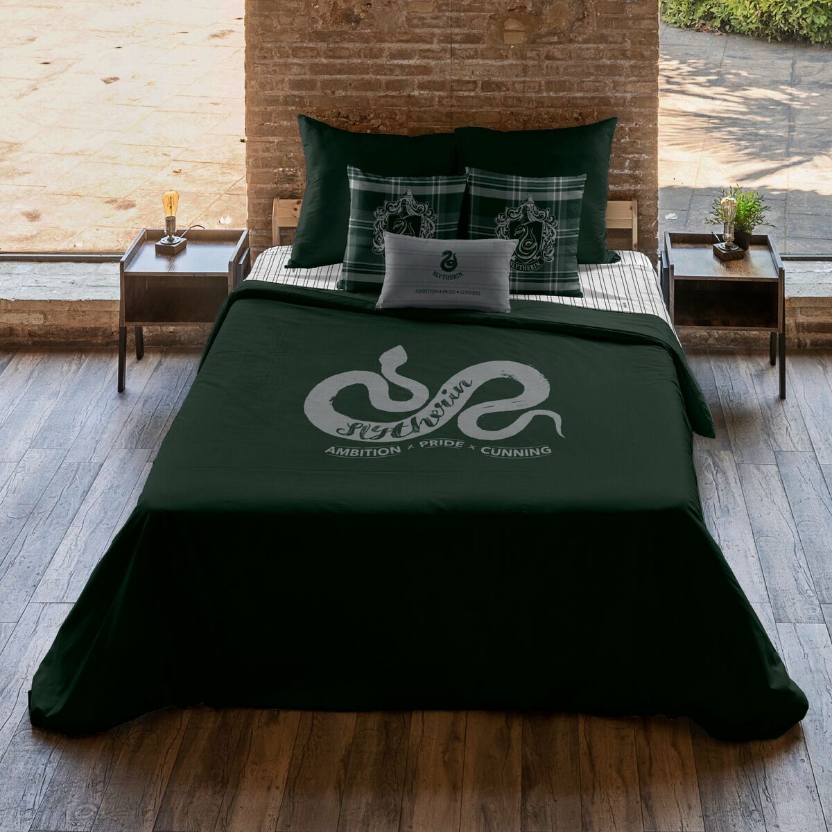 Copripiumino Harry Potter Slytherin Value 220 x 220 cm Ala francese