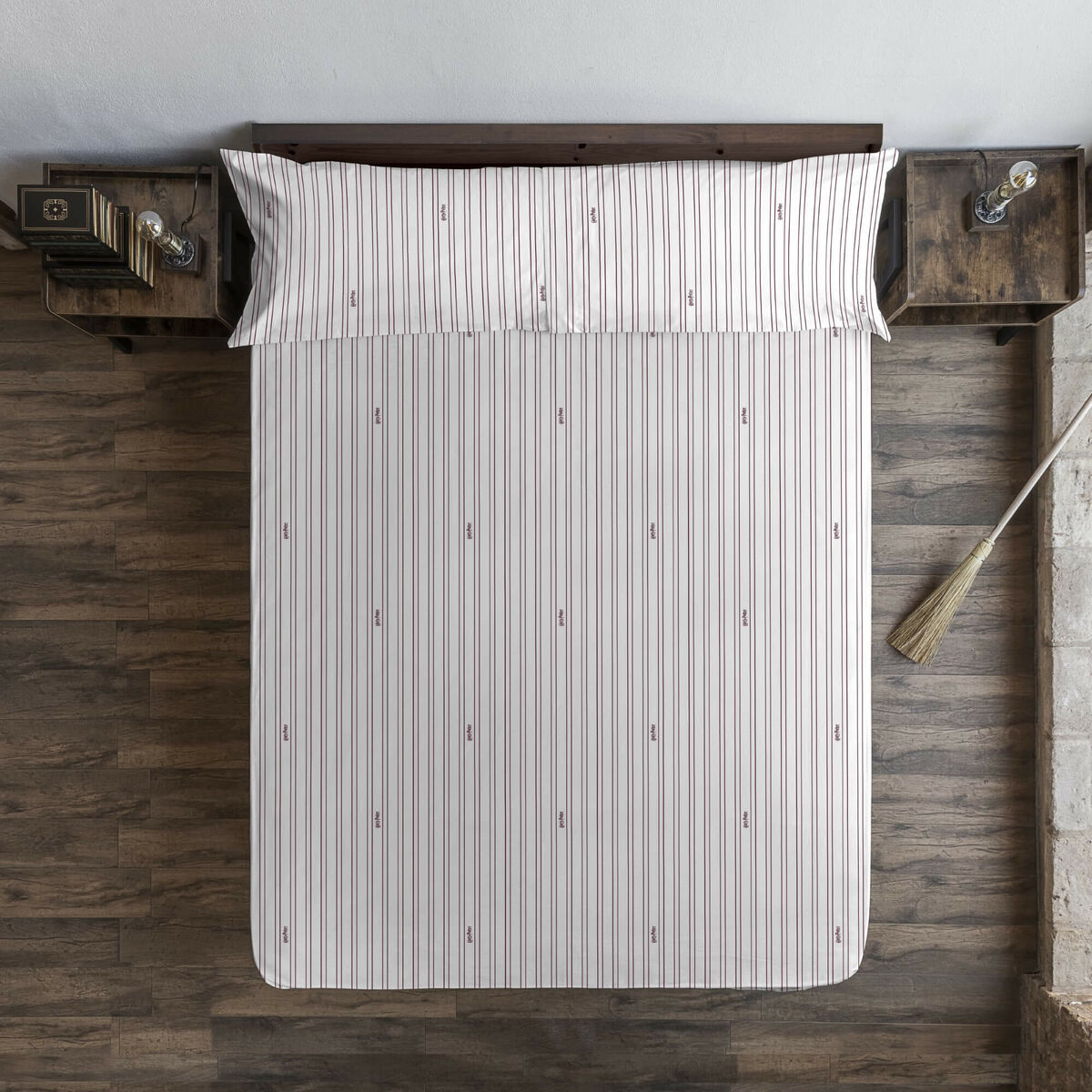 Lenzuolo con angoli Harry Potter Bianco Bordeaux 90 x 200 cm