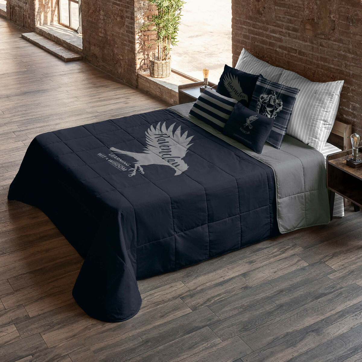 Piumino Harry Potter Ravenclaw Multicolore 250 g/m² 235 x 270 cm 235 x 4 x 270 cm Ala francese