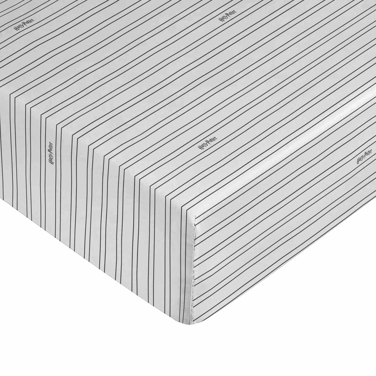 Lenzuolo con angoli Harry Potter Bianco Grigio 70x140 cm