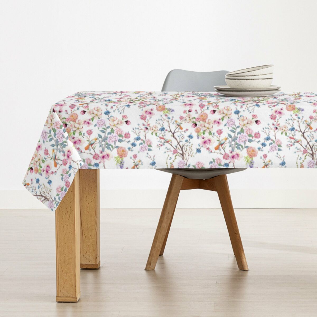 Tovaglia antimacchia Belum 180 x 200 cm Fiori XL