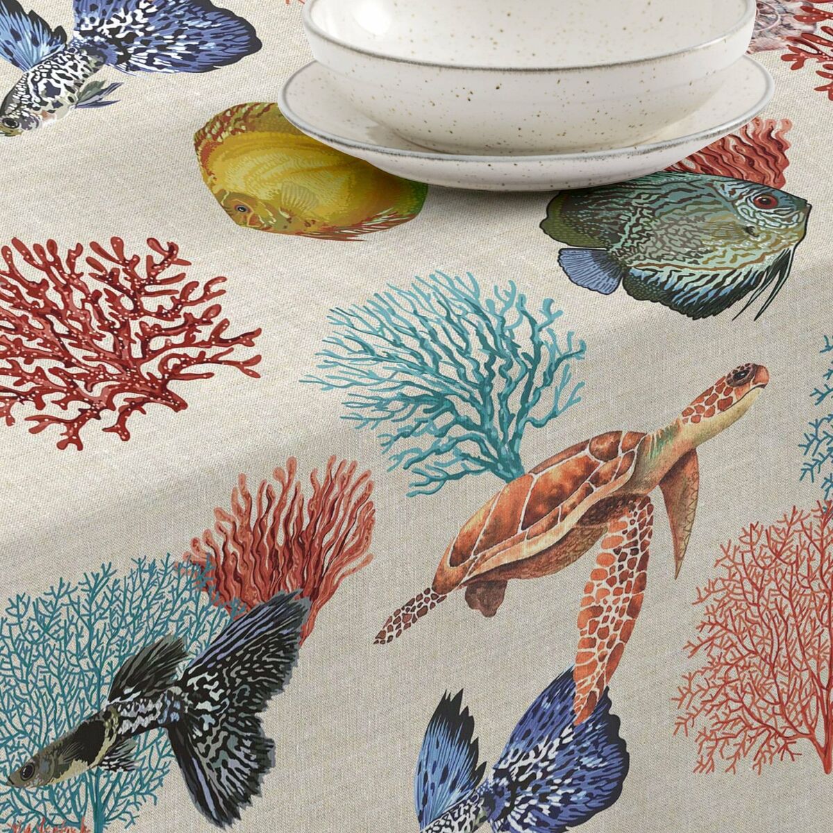 Tovaglia in resina antimacchia Belum 0120-367 140 x 140 cm