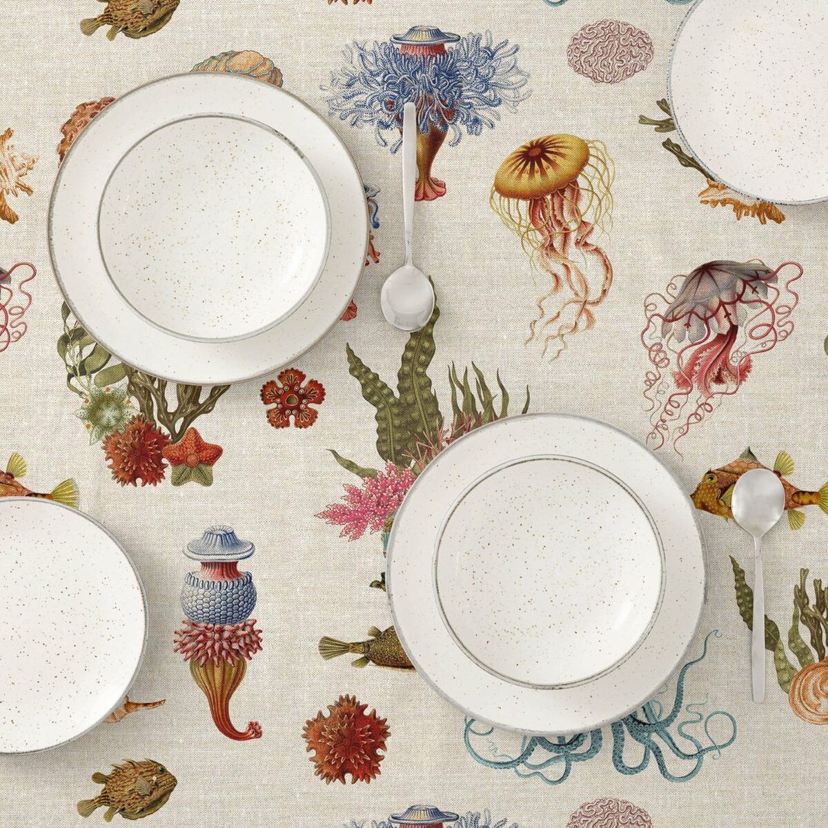 Tovaglia antimacchia Belum 0120-396 200 x 140 cm Marino