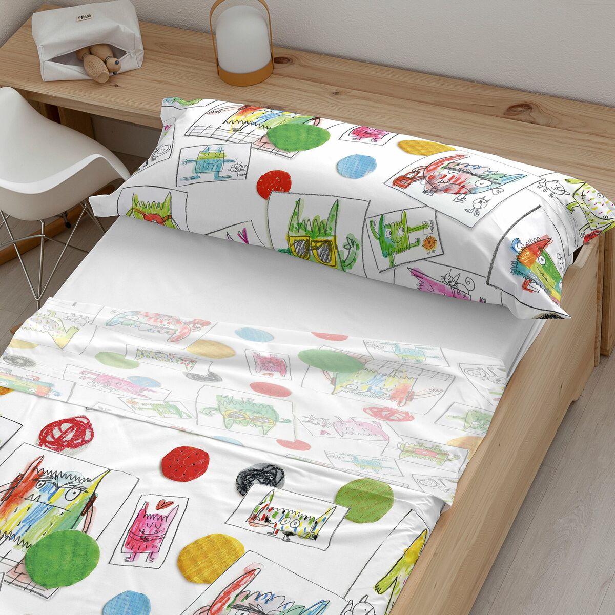 Set di Lenzuola Decolores Indiana de Anna Llenas Multicolore 240 x 270 cm