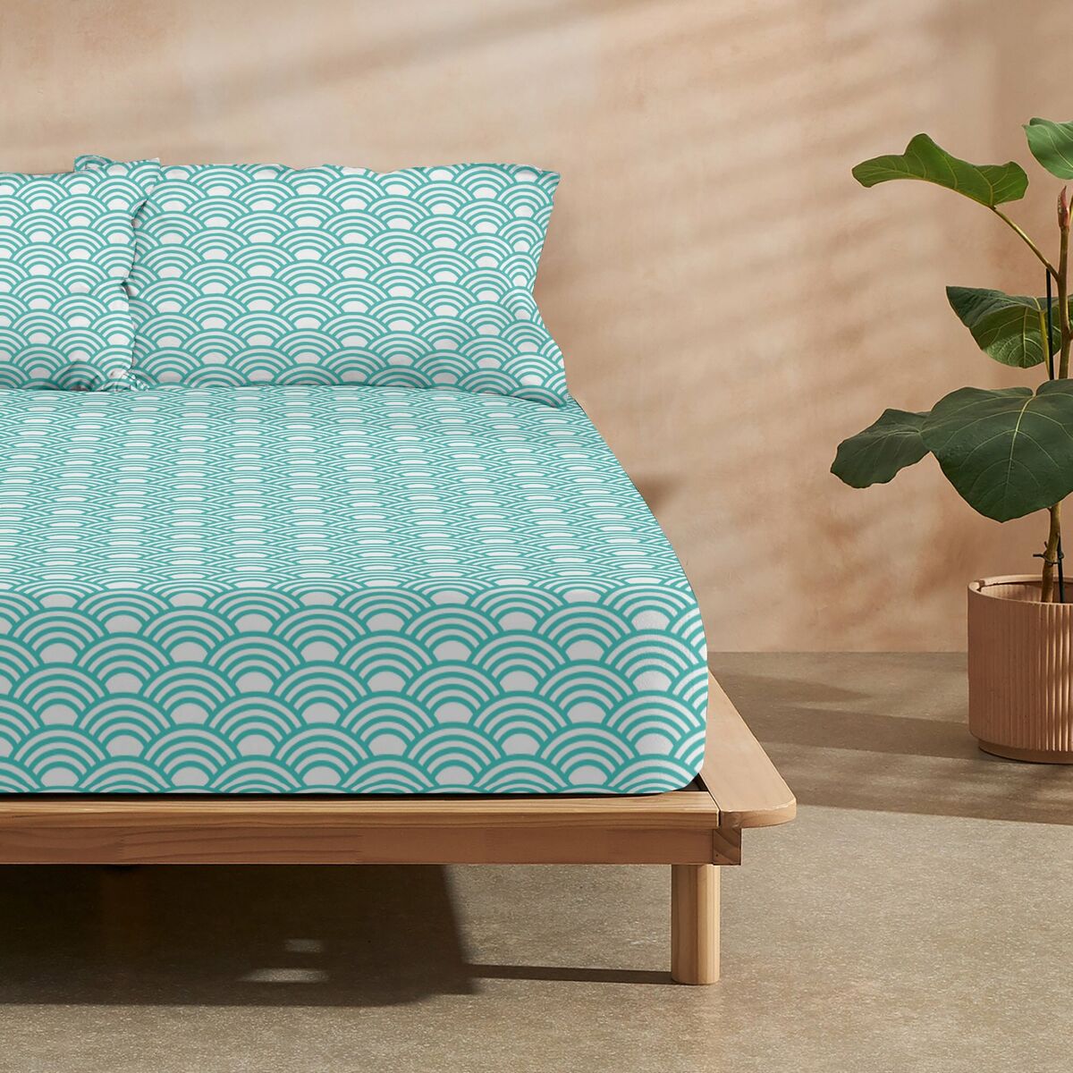 Set di Lenzuola Decolores Jaws Multicolore 175 x 270 cm