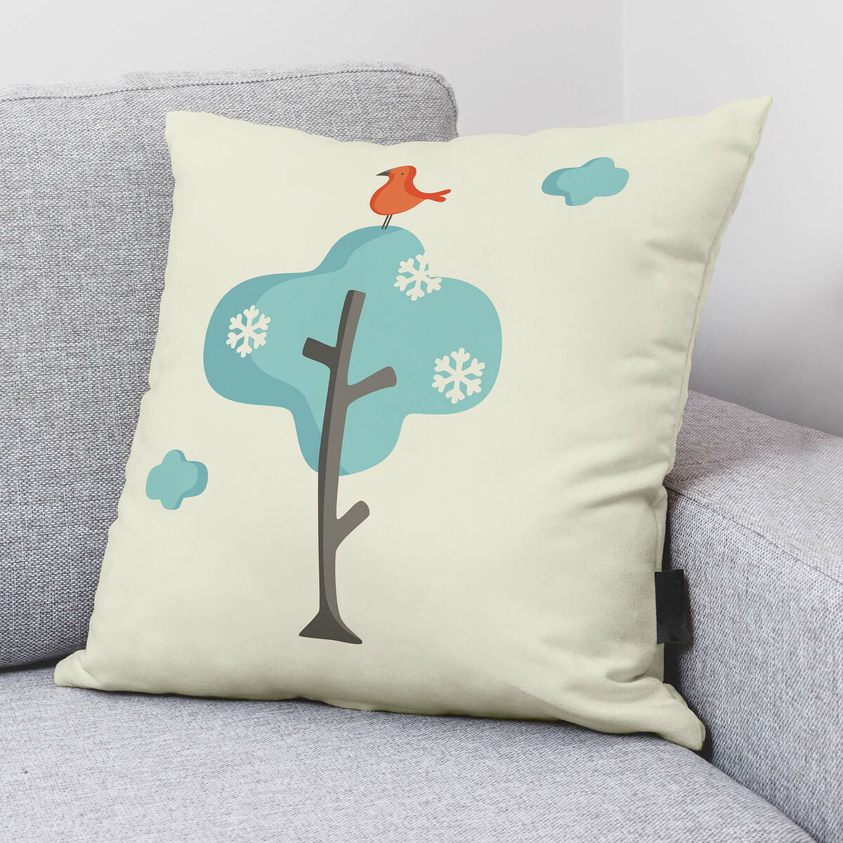Fodera per cuscino Decolores Arbol Beige 50 x 50 cm