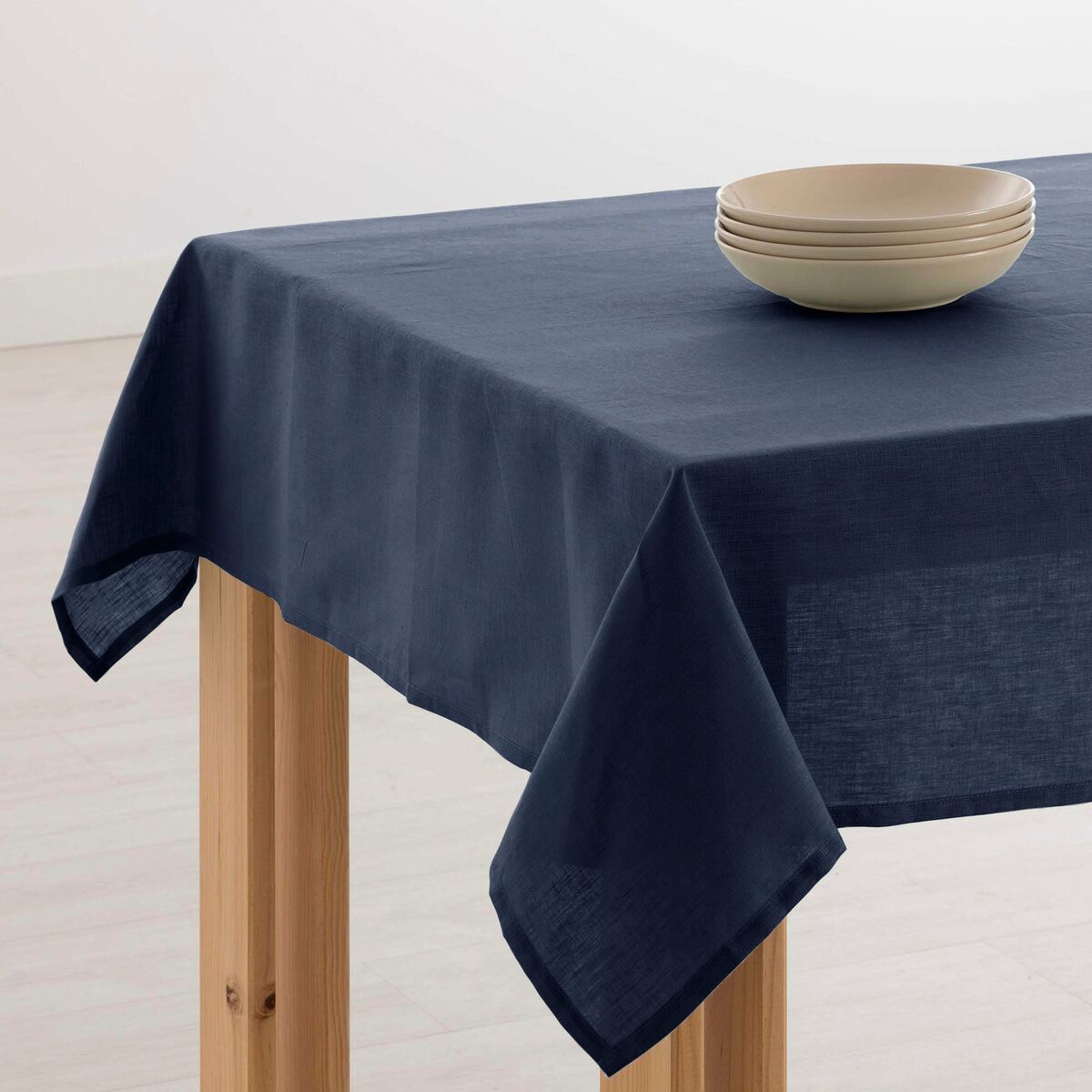 Tovaglia Mauré 100x150cm 100 x 150 cm Blu scuro