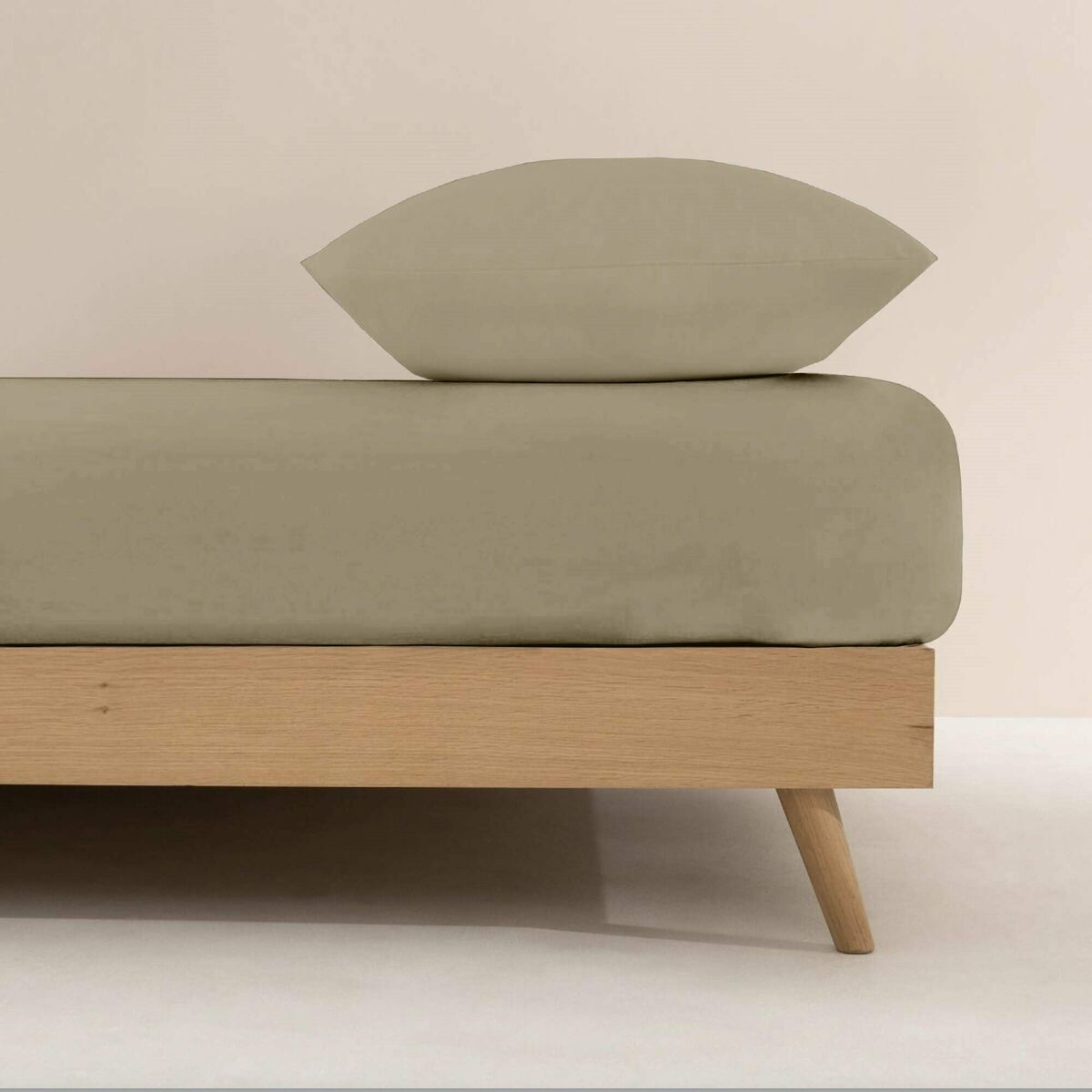 Lenzuolo con angoli aderenti Ripshop Liso Marrone 180 x 200 cm