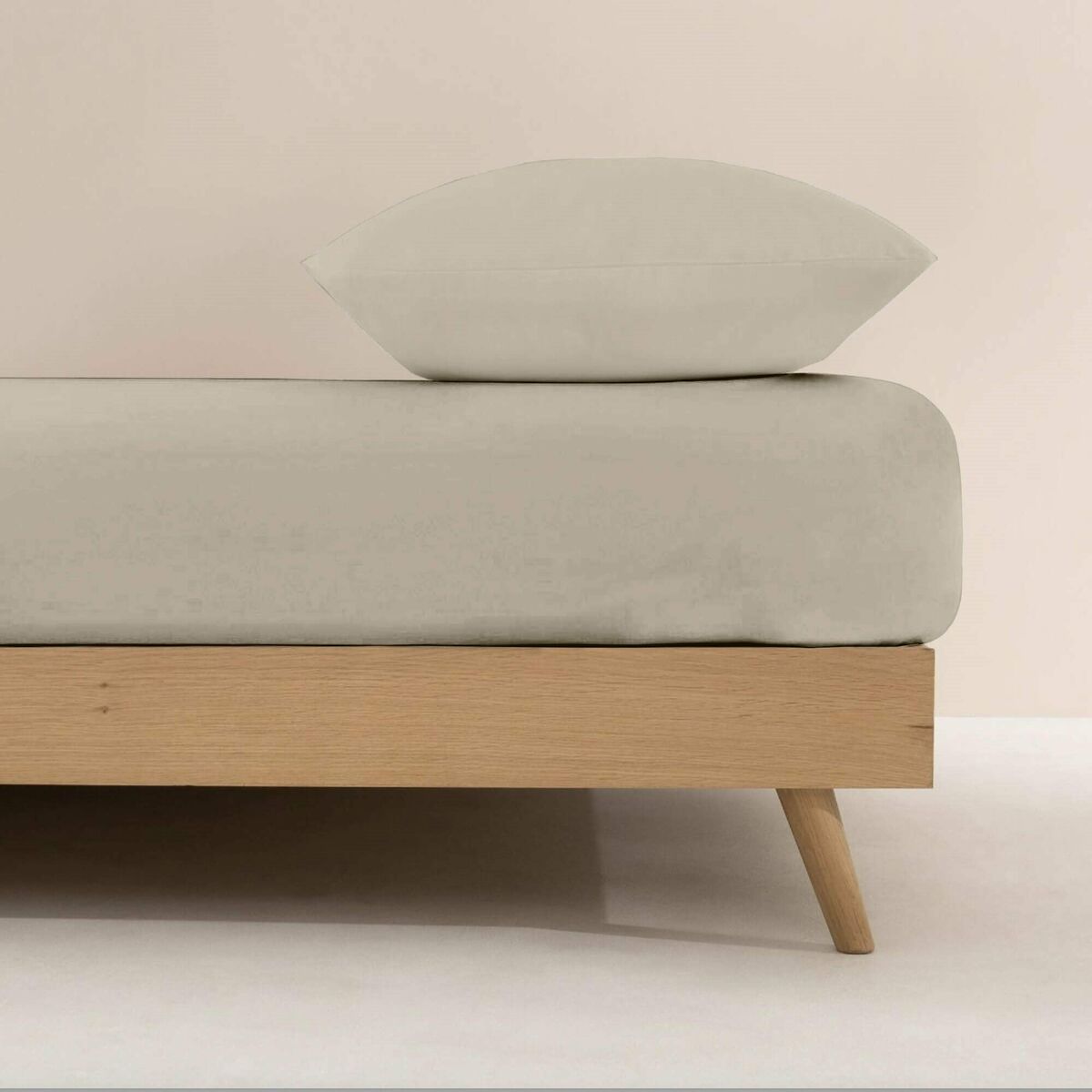 Lenzuolo con angoli aderenti Ripshop Liso Marrone 180 x 200 cm