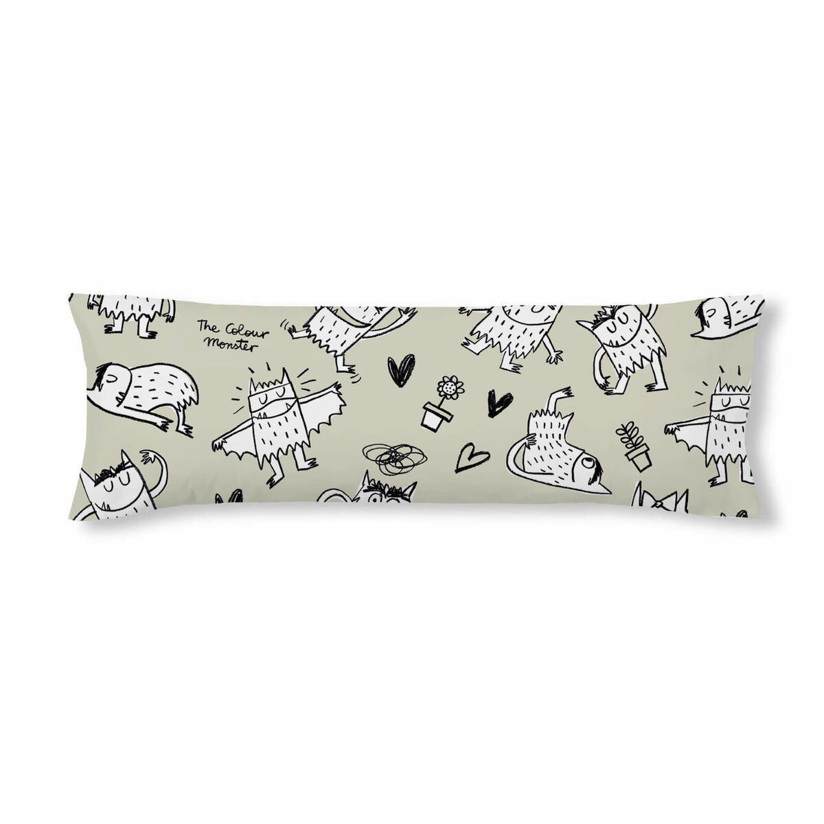 Federa Ripshop Monstre Beige 45 x 125 cm