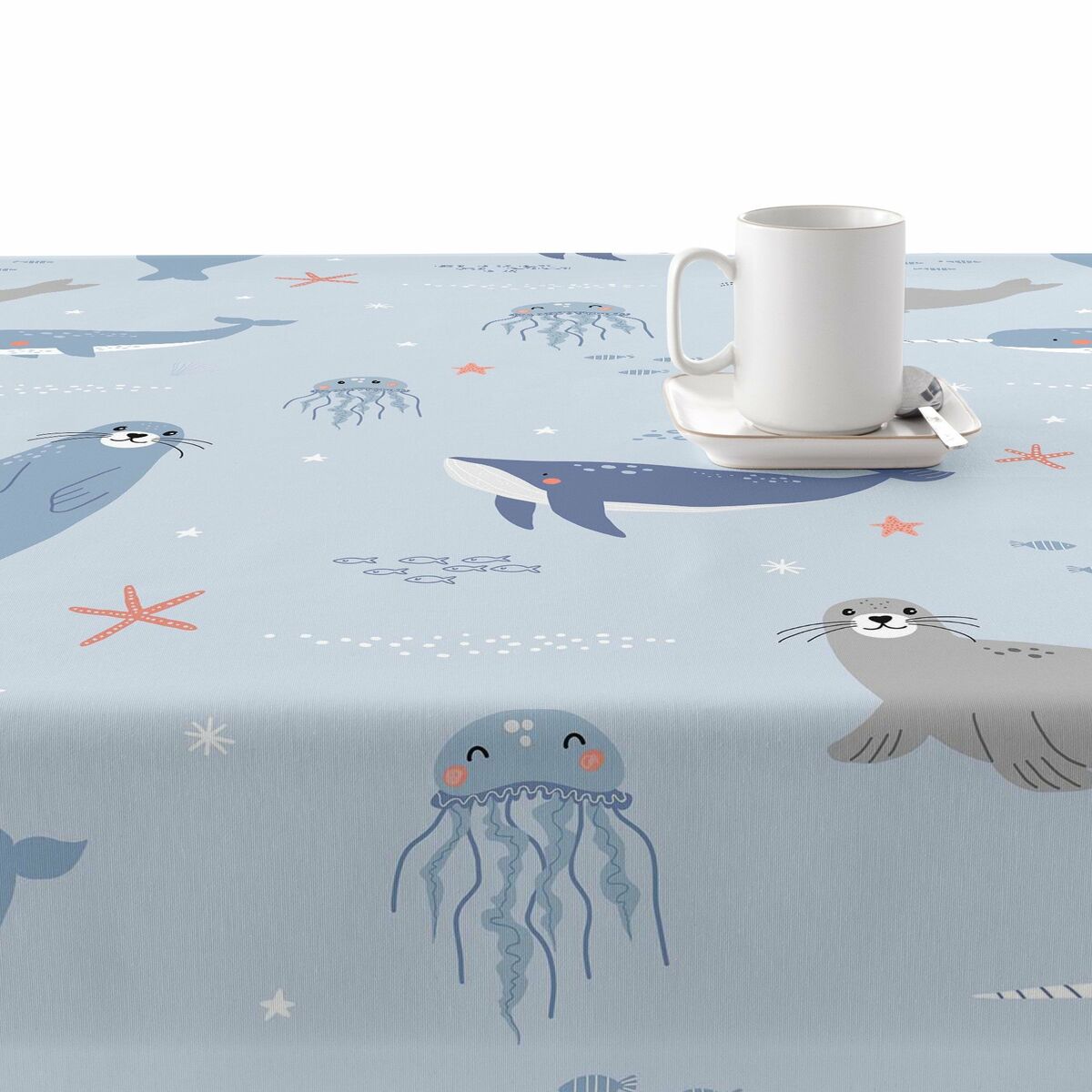 Tovaglia in resina antimacchia Belum Tabor 140 x 140 cm