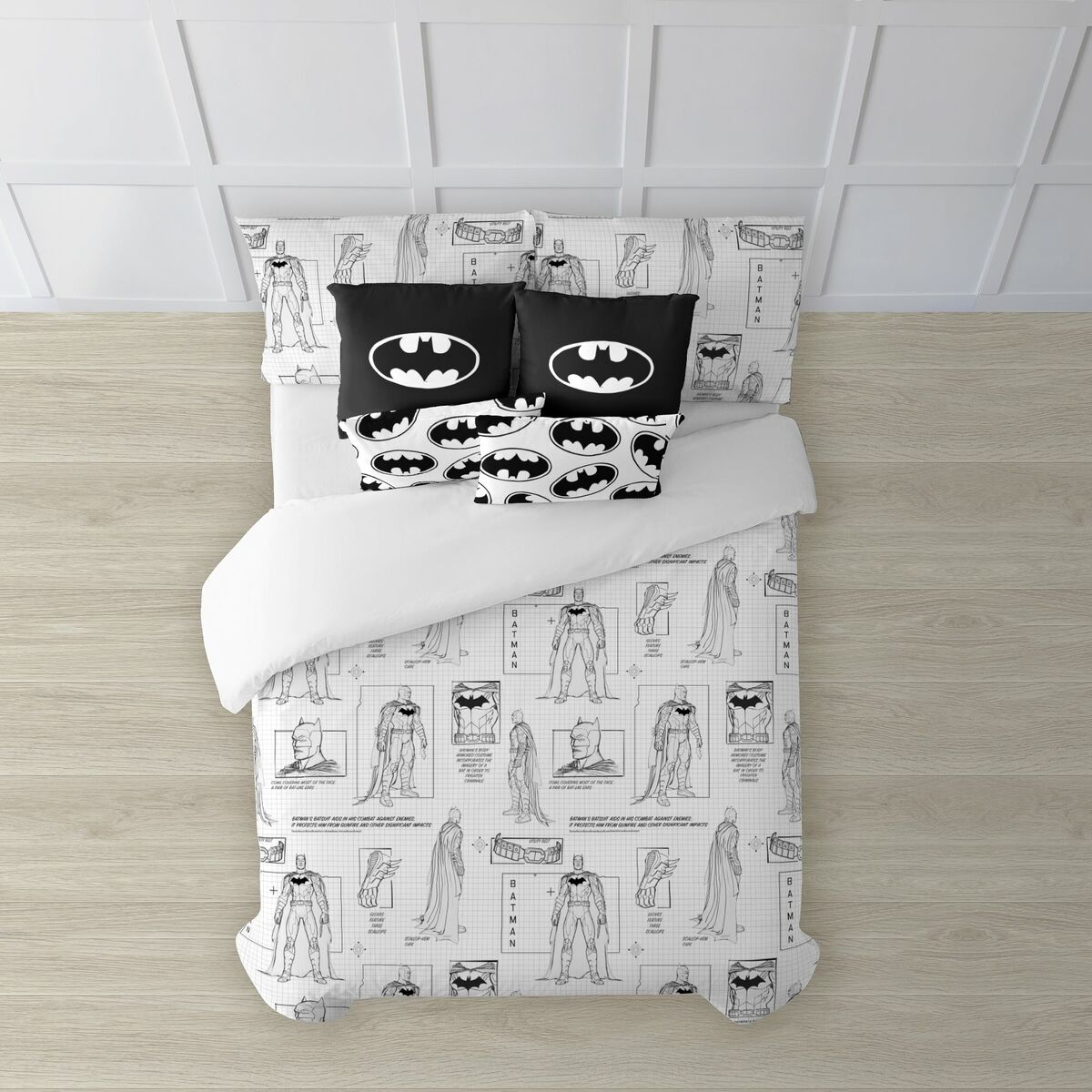 Copripiumino Batman Features 180 x 220 cm