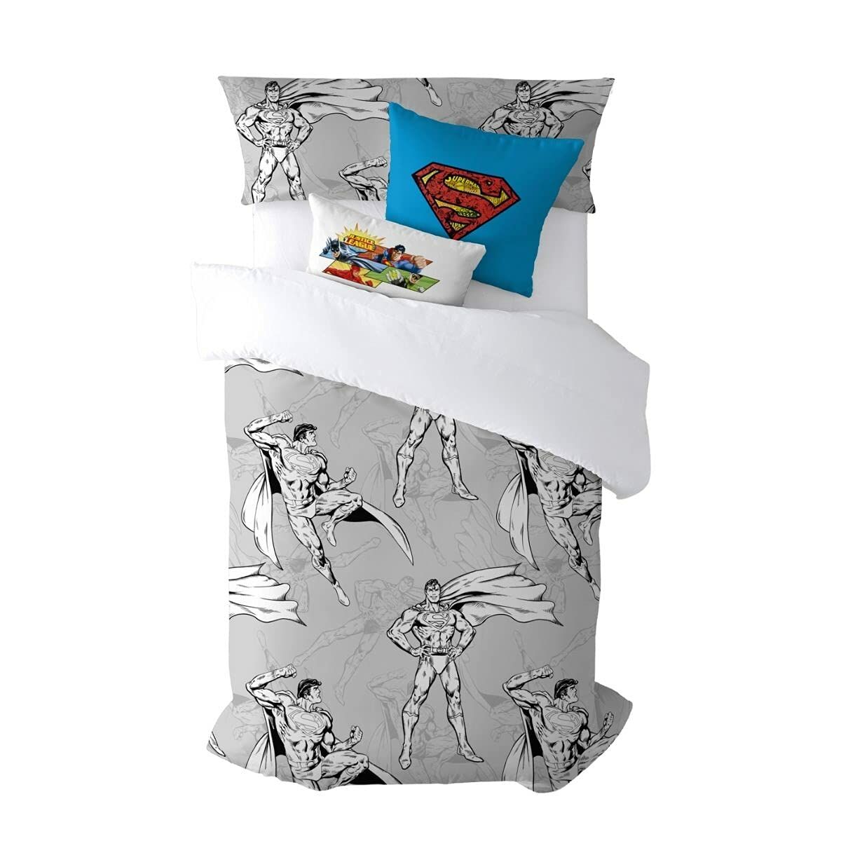Copripiumino Superman Superman Grigio 260 x 240 cm