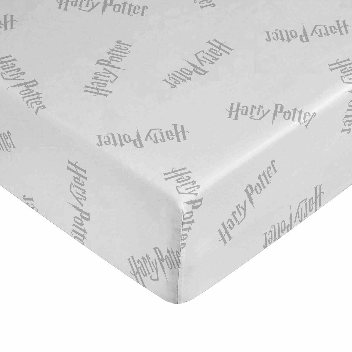 Lenzuolo con angoli Harry Potter Bianco Grigio 60 x 120 cm