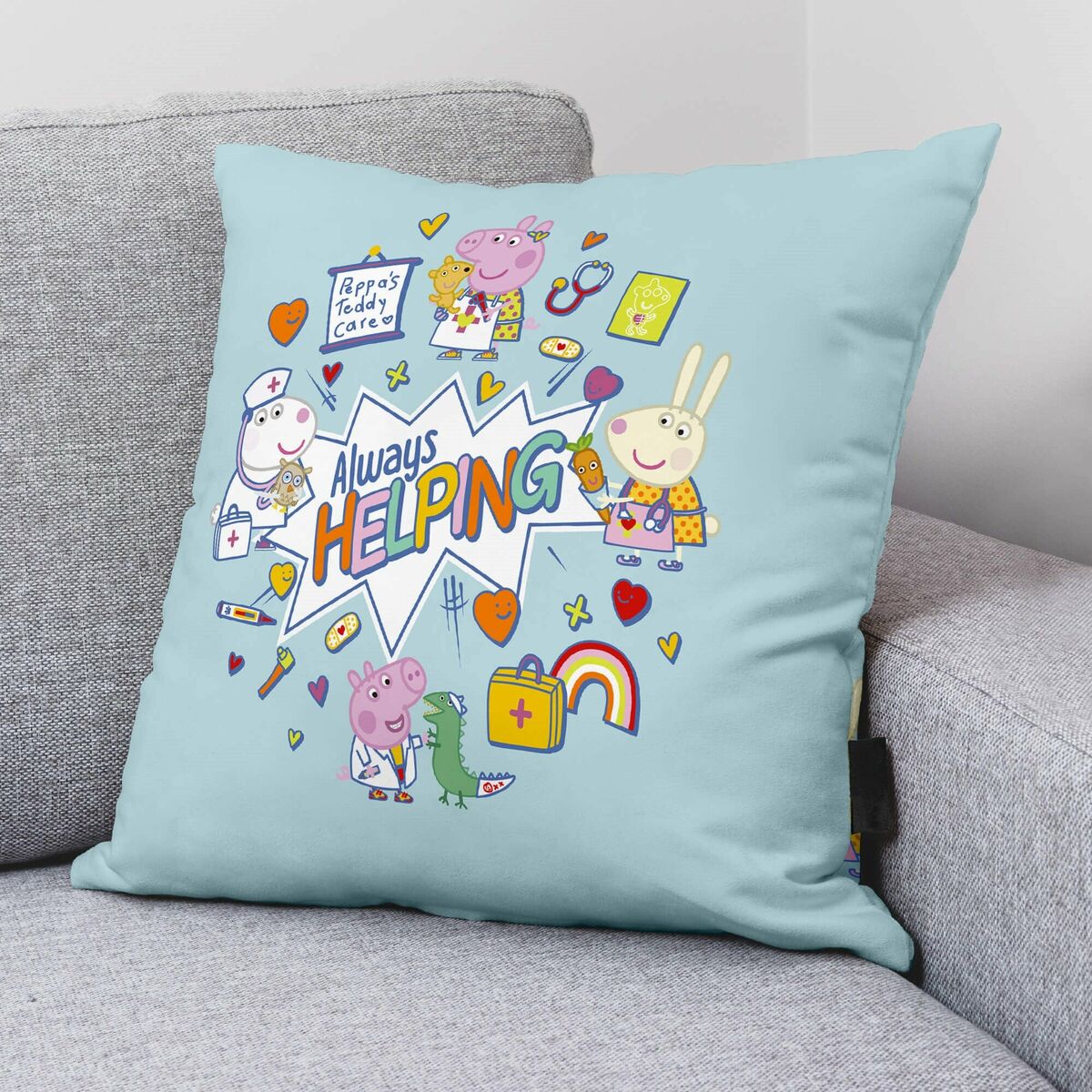 Fodera per cuscino Belum Always Helping A Multicolore 45 x 45 cm