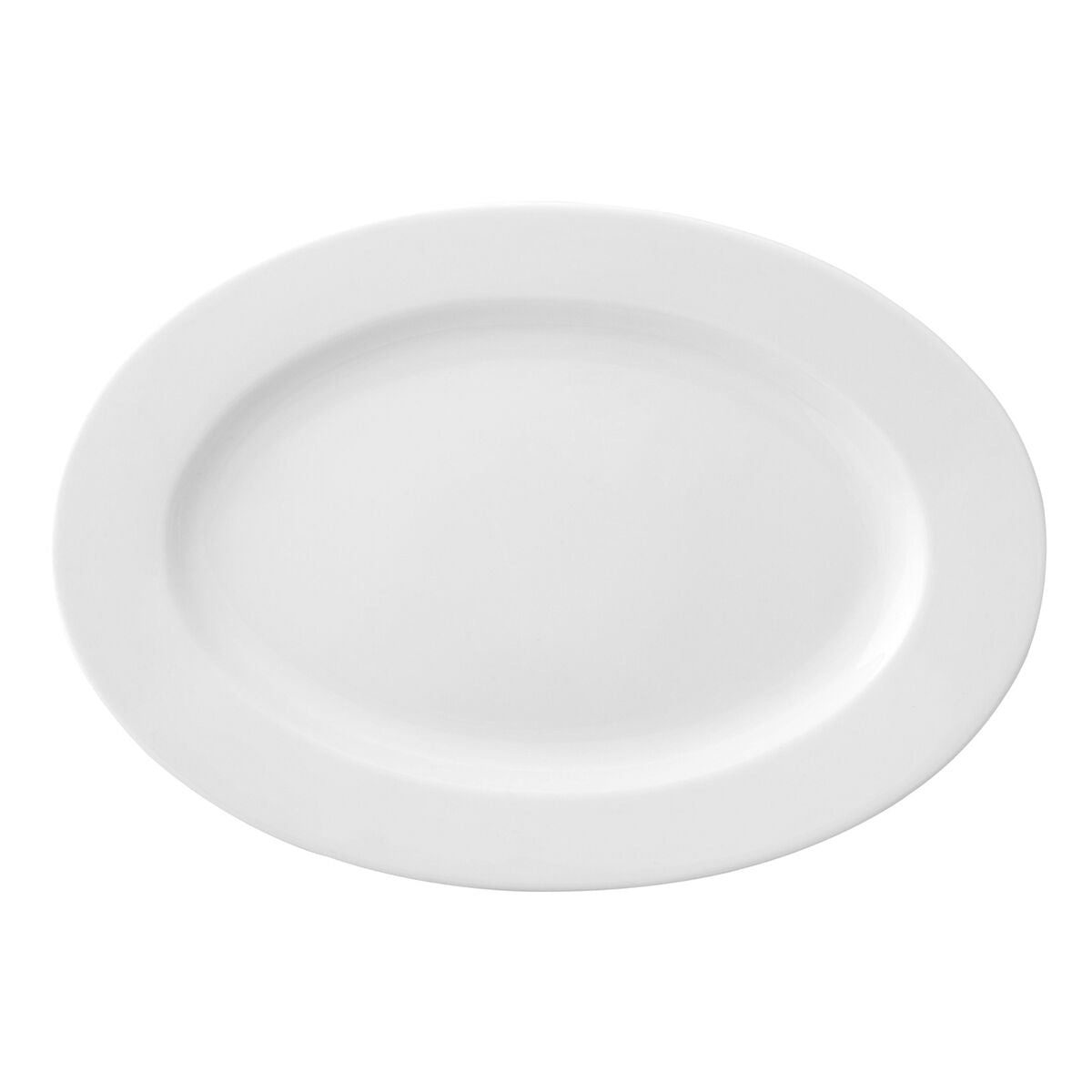 Piatto da pranzo Ariane Prime Ovale Bianco Ceramica 38 x 25 cm (6 Unità)