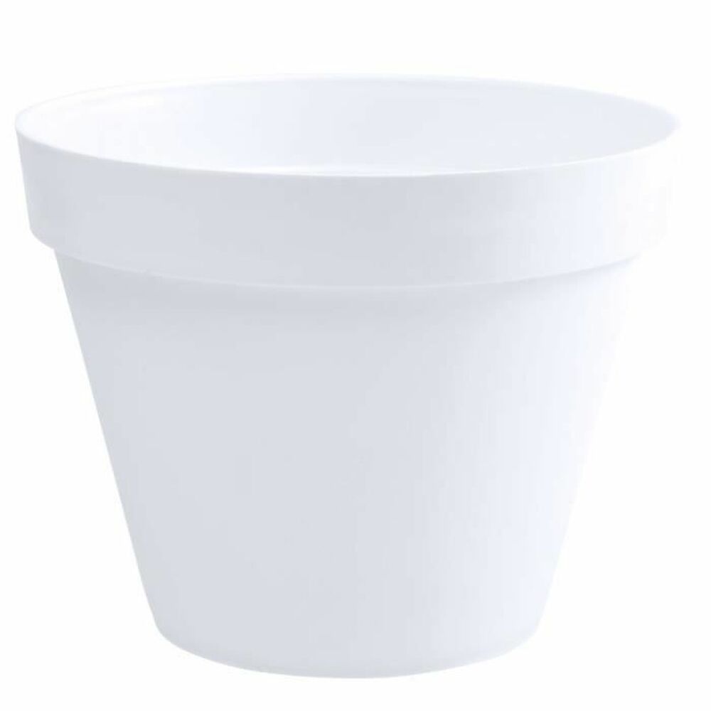Vaso EDA Tuscan Ø 48 x 40 cm Rotonda Rotondo Bianco polipropilene
