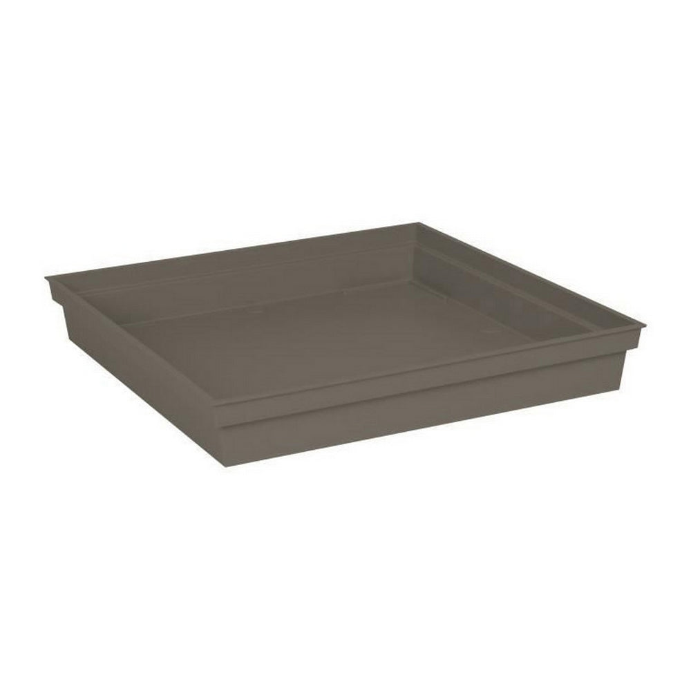 Sottovaso EDA Tuscany Quadrato Plastica 40 x 40 x 5,9 cm Taupé