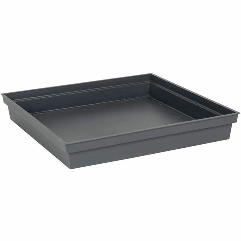 Sottovaso EDA Tuscany Quadrato Plastica 40 x 40 x 5,9 cm Antracite