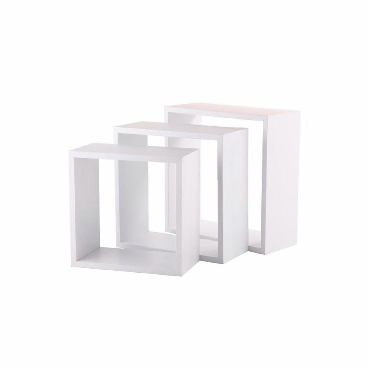 Mensole 5five Cubi Bianco 3 Pezzi Legno MDF
