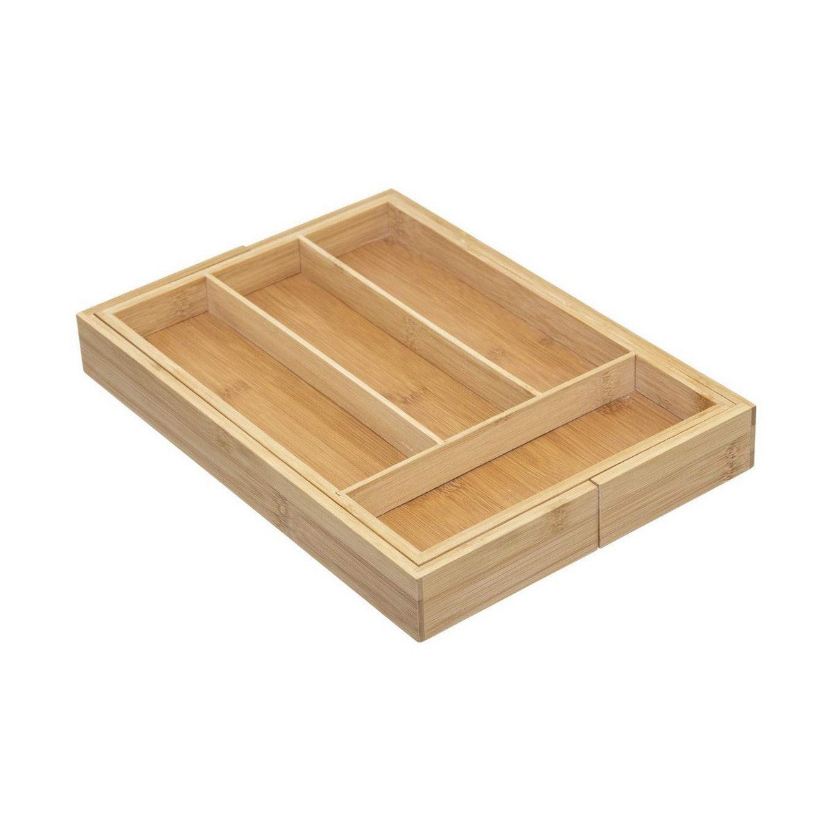Vassoio Portaposate 5five Legno Bambù (34 x 25 x 4,5 cm)