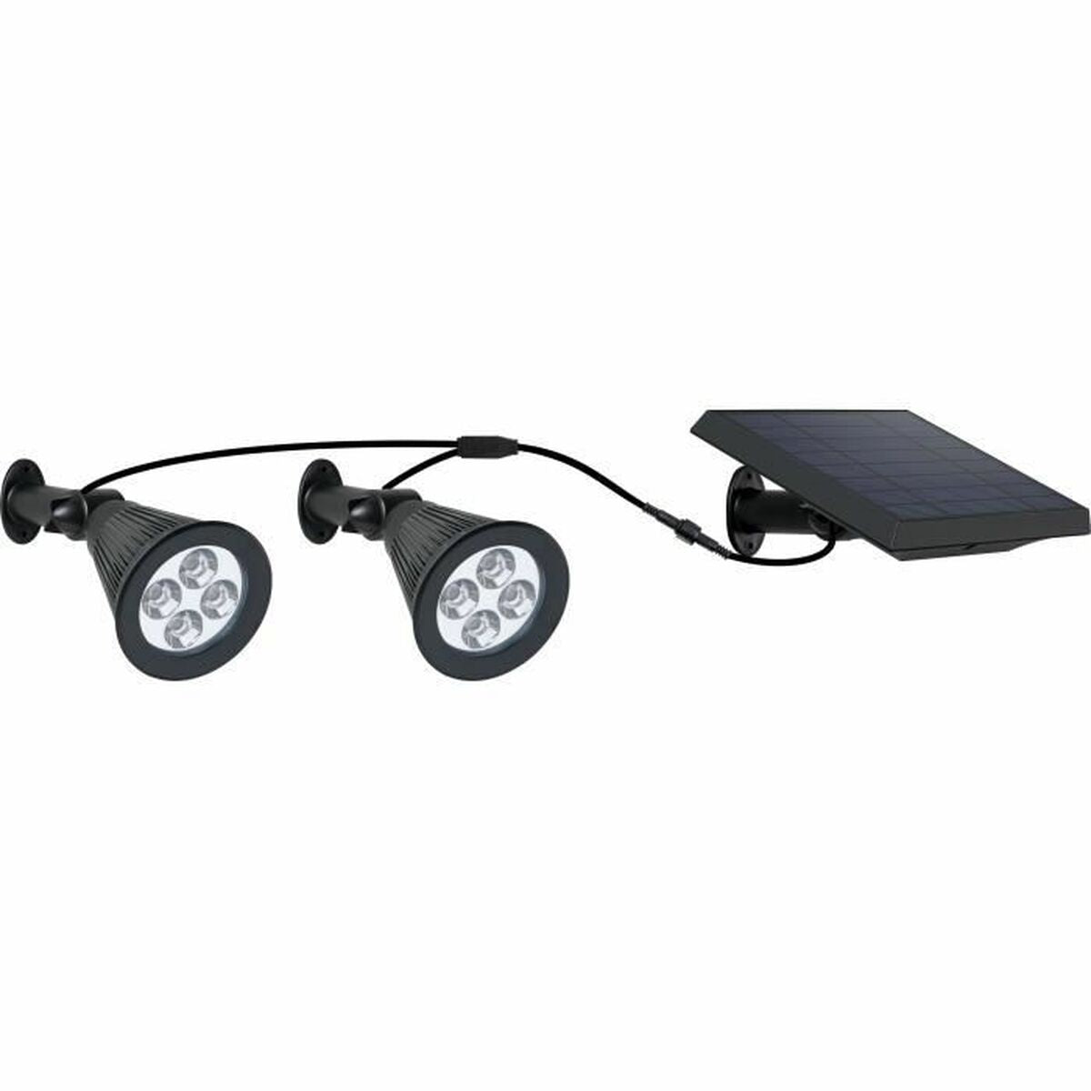 Faretto Solare Lumi Garden Family Spiky 2 in 1 Nero Alluminio Acciaio (2 Unità)