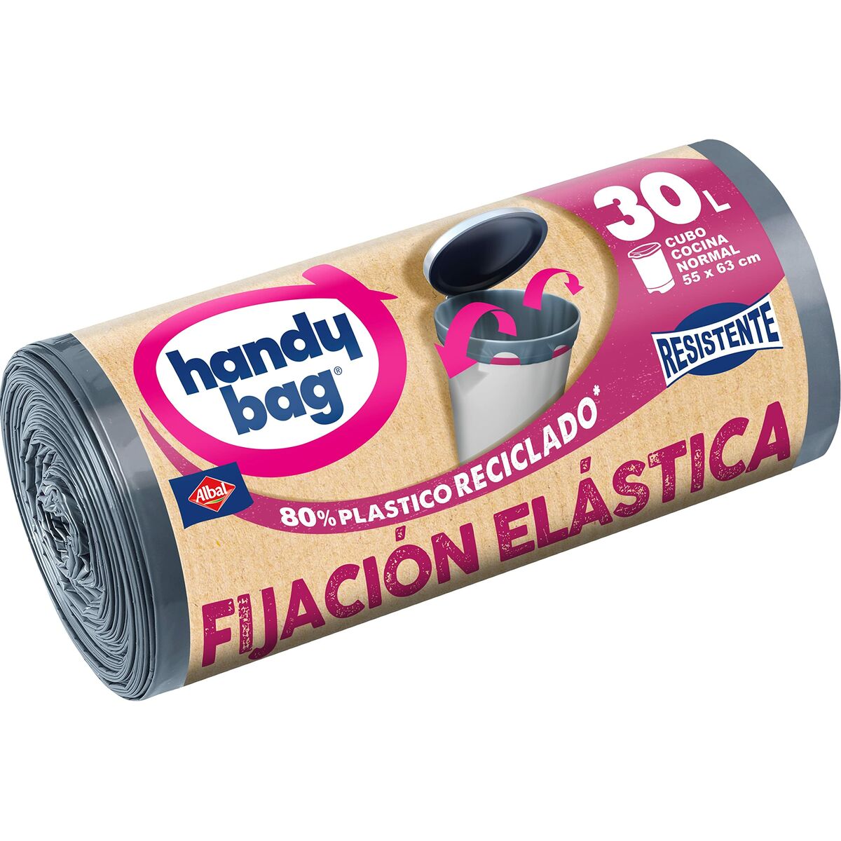 Sacchetti per la Spazzatura Albal Handy Bag 30 L 15 Unità