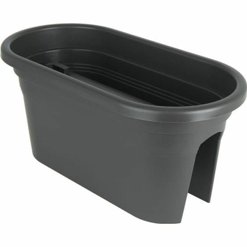 Vaso rettangolare da Balcone Artevasi 30 x 60 x 27 cm Antracite