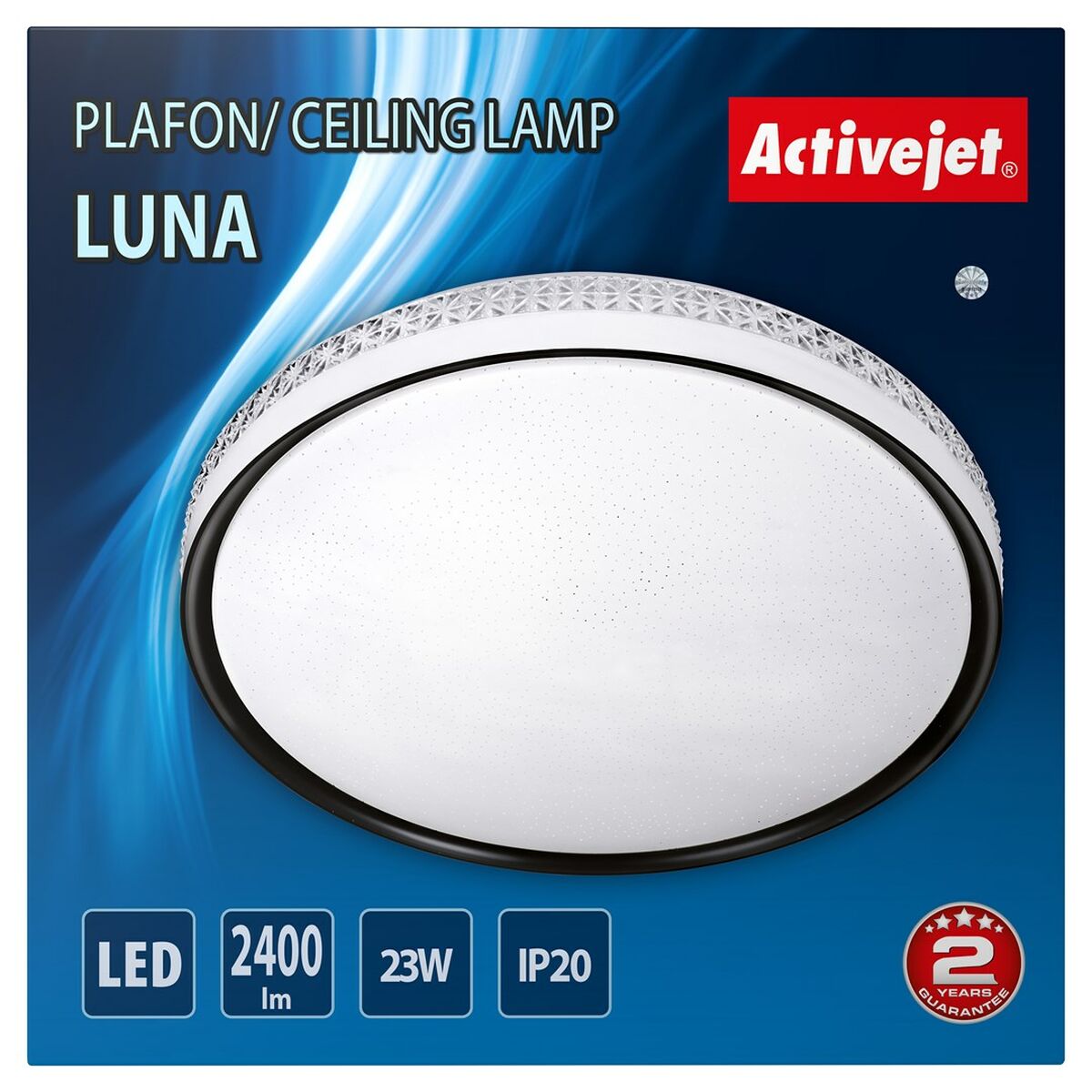 Lampadario Activejet Plafón LED Activejet AJE-LUNA Bianco 23 W