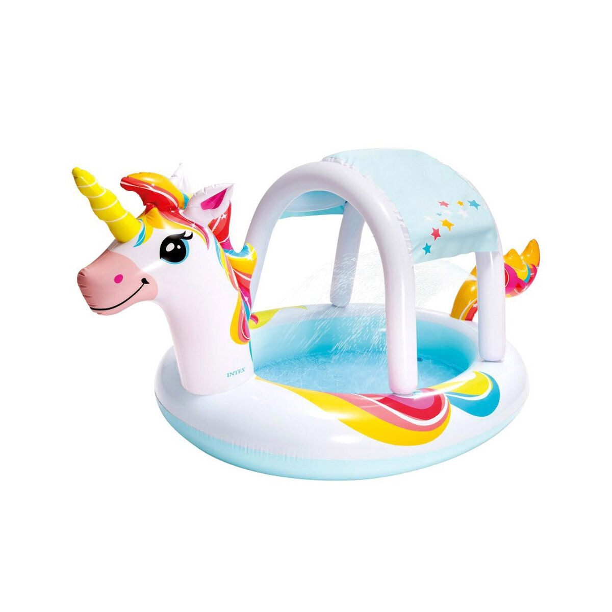 Piscina Gonfiabile per Bambini Intex Unicorno 130 L (254 x 132 x 109 cm)