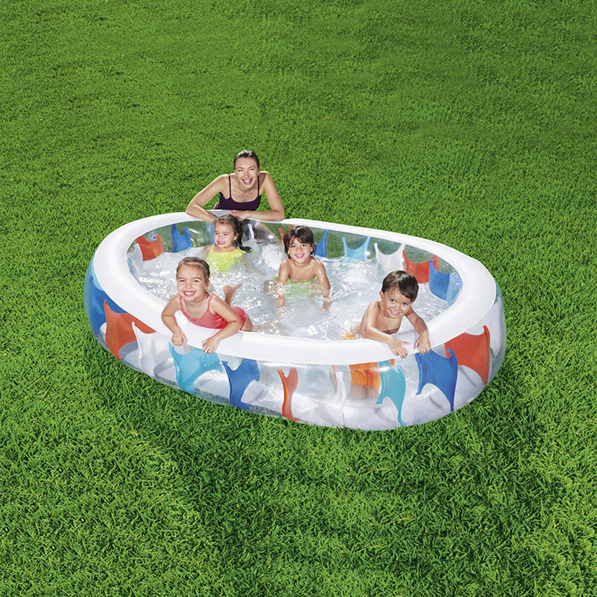 Piscina Gonfiabile Bestway 229 x 152 x 51 cm Azzurro