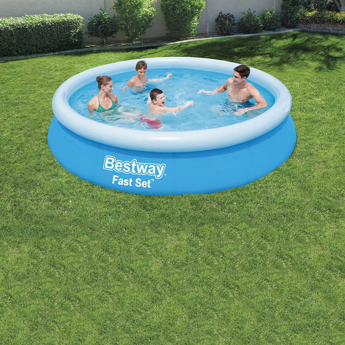 Piscina Gonfiabile Bestway 366 x 76 cm Azzurro 5377 L