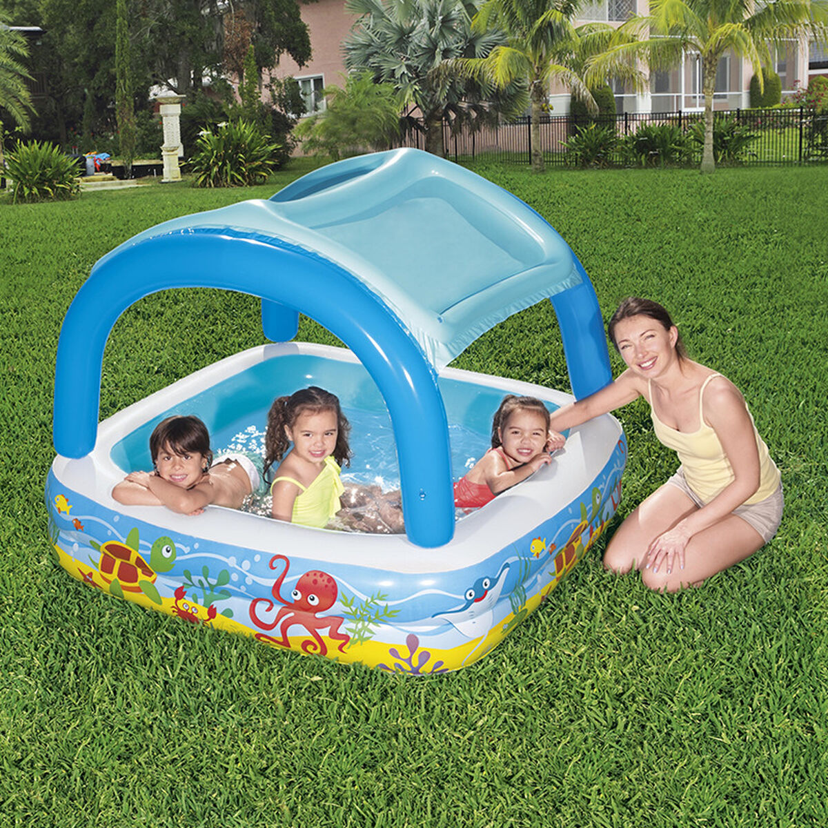 Piscina Gonfiabile per Bambini Bestway 140 x 140 x 114 cm