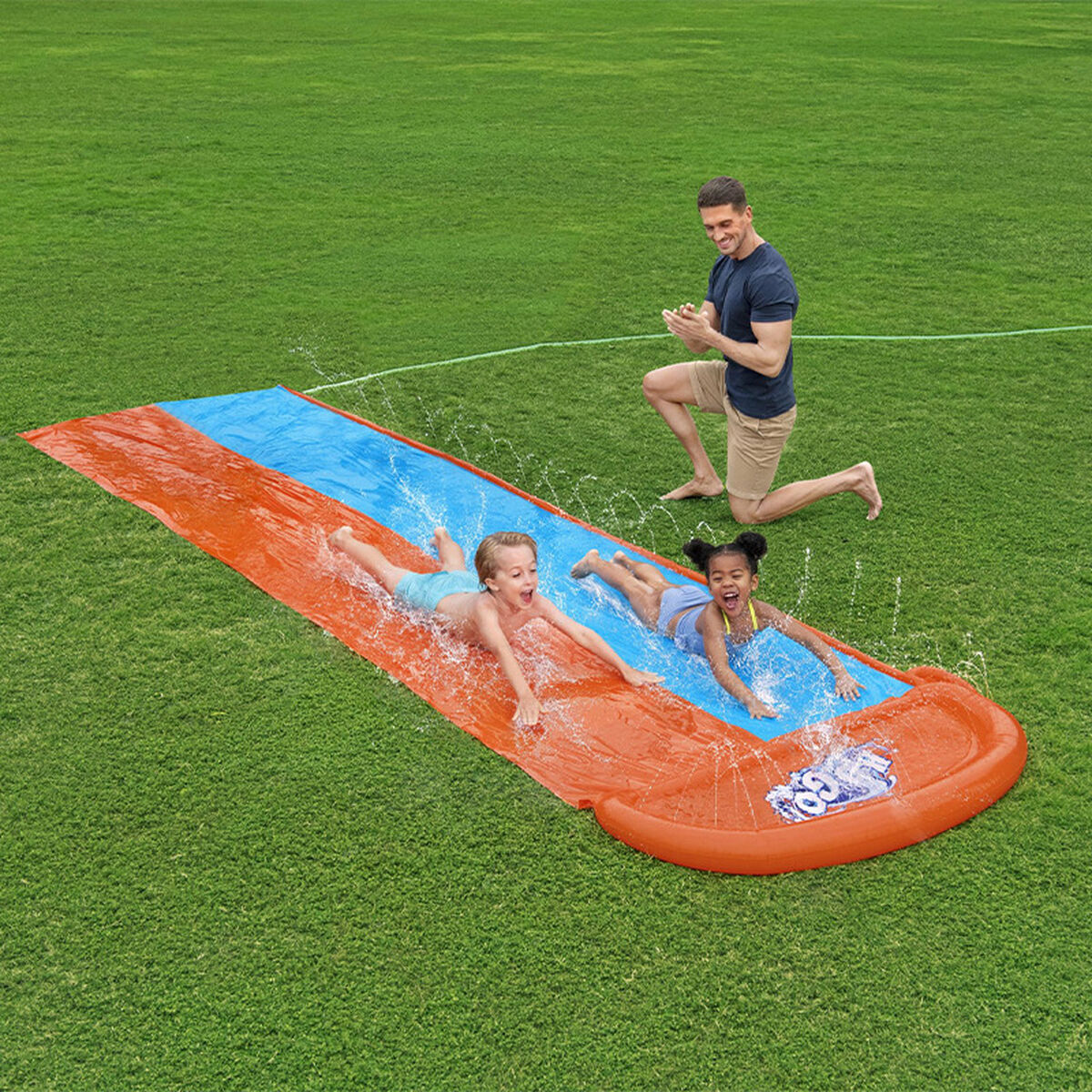 Scivolo ad acqua Bestway Scorrevole Doppia 488 x 138 cm