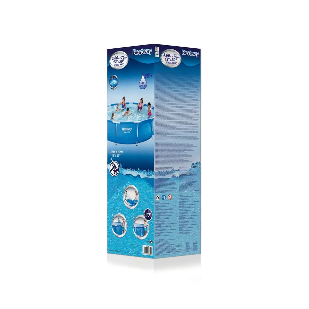 Piscina Smontabile Bestway 366 x 76 cm