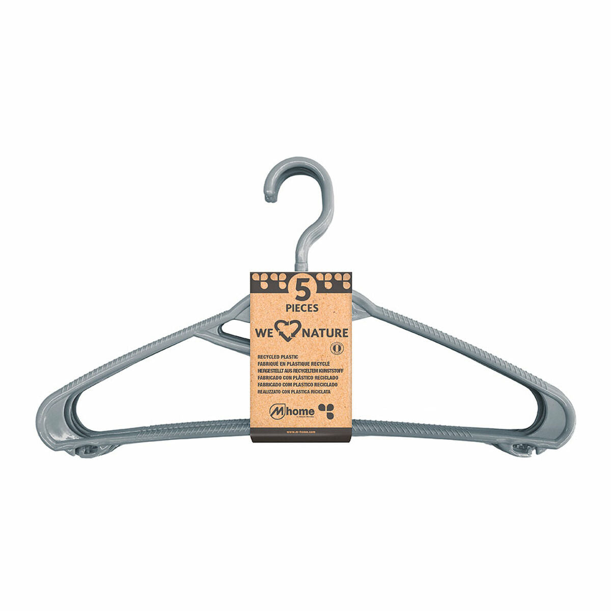 Grucce Mondex We Nature Plastica riciclata 5 Unità (42 cm)