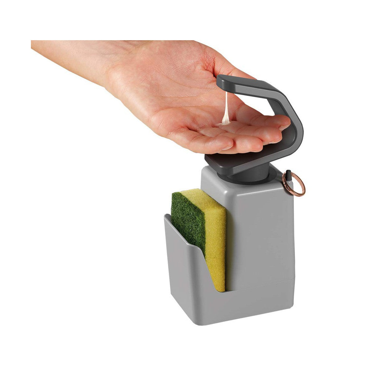 Dispenser di Sapone Metaltex Soap-tex (11 x 8 x 22 cm)