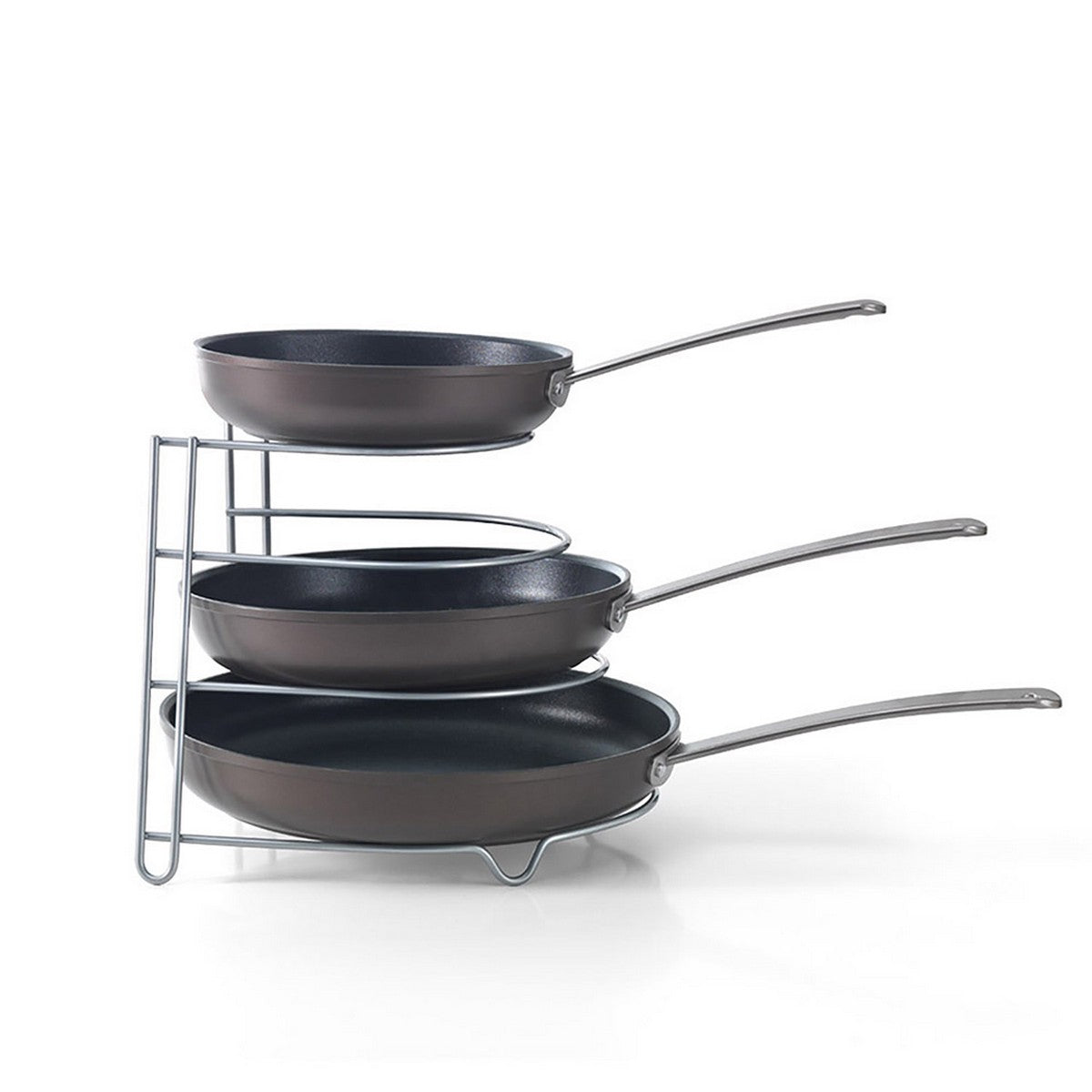 Contenitore per Sistemare le Padelle Metaltex Canyon Metallo (23 x 27 x 23 cm)