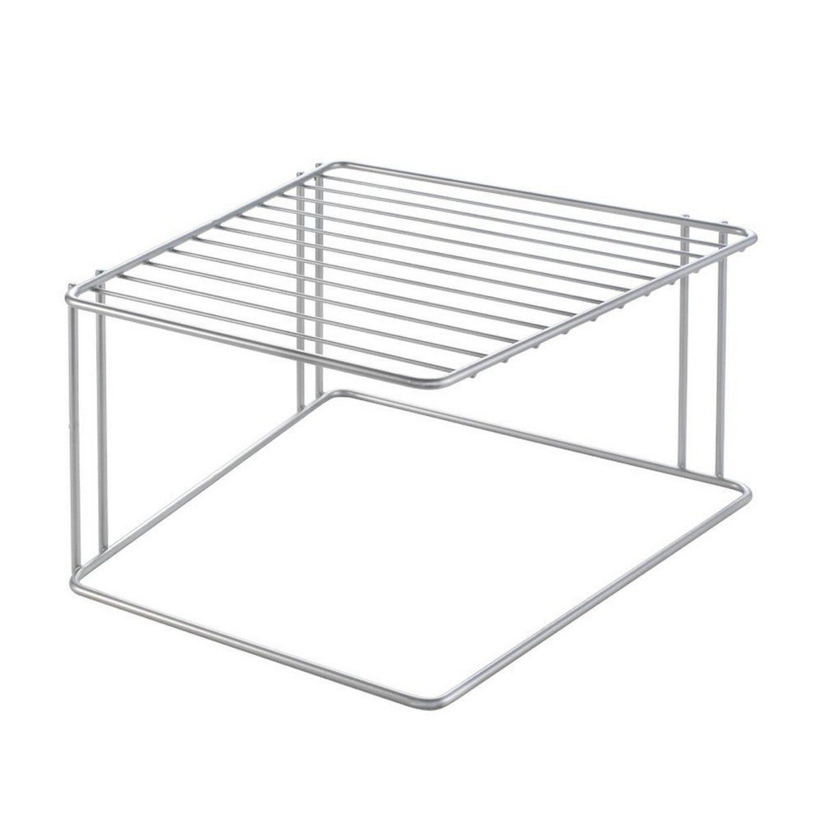 Contenitore per Sistemare per Mobile da Cucina Metaltex Boxe 2 Mensole Metallo (25 x 25 x 15 cm)