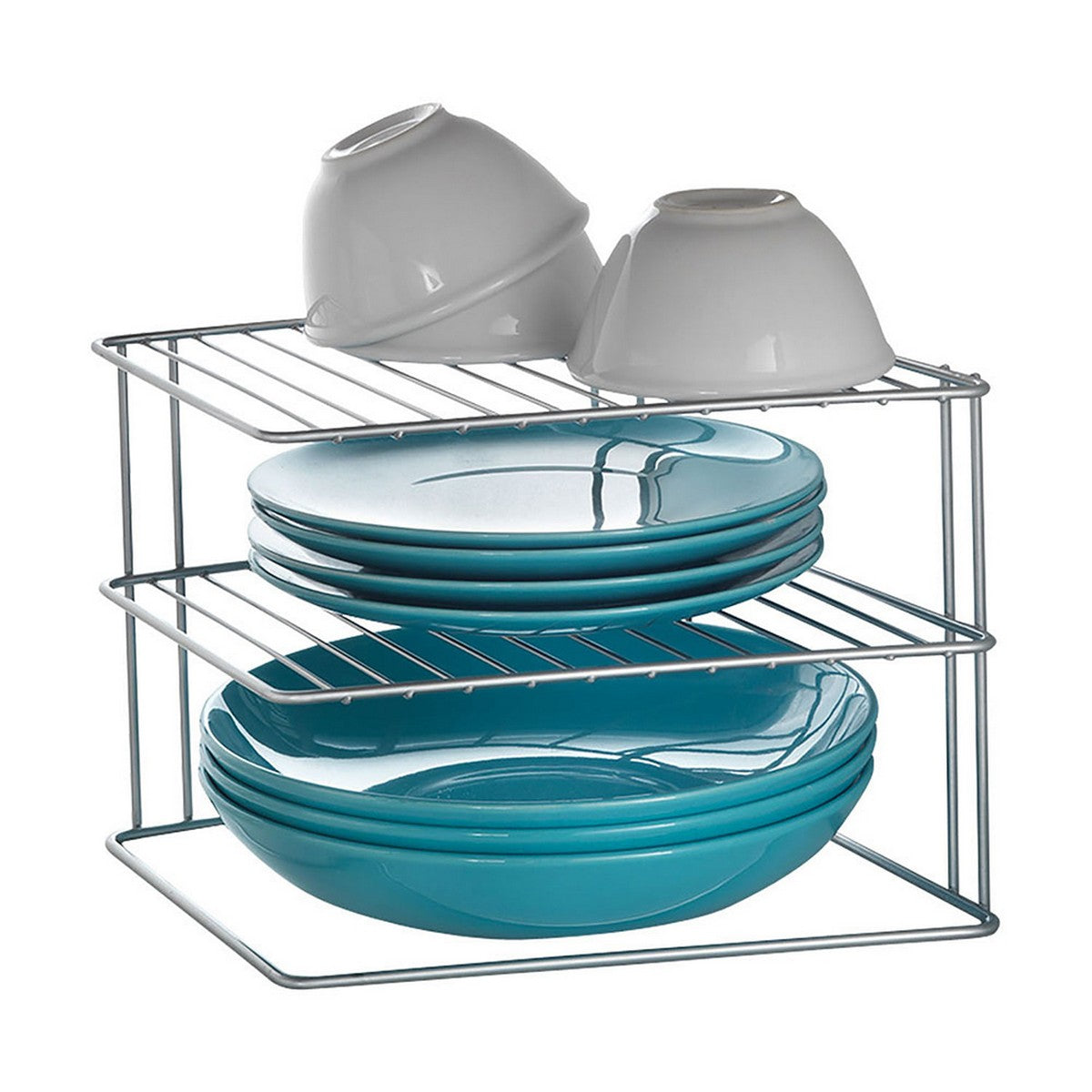 Contenitore per Sistemare per Mobile da Cucina Metaltex Palio 3 Mensole Metallo (25 x 25 x 19 cm)