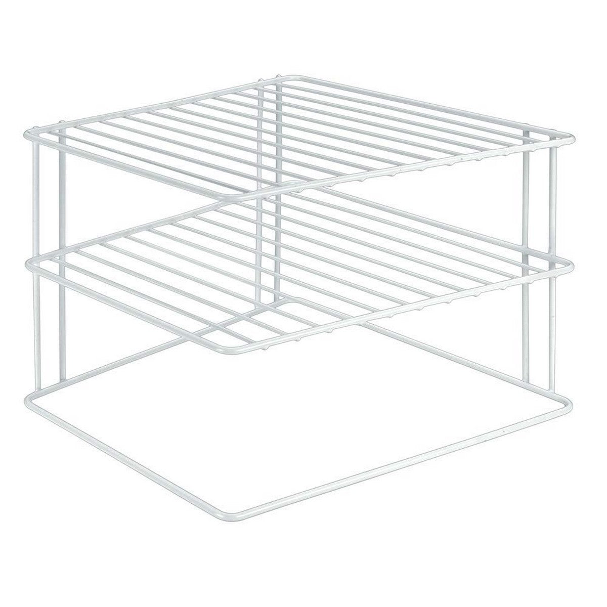 Contenitore per Sistemare per Mobile da Cucina Metaltex Silos 3 Mensole Metallo (25 x 25 x 19 cm)