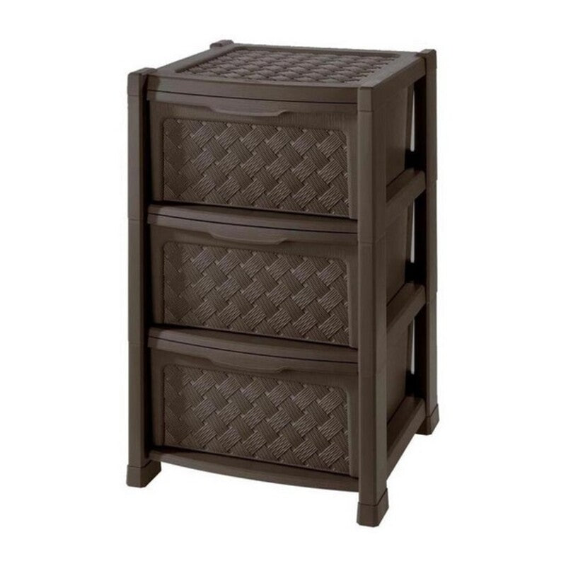 Cassettiera Tontarelli Plastica 3 Cassetti (38,5 x 39 x 63,5 cm)