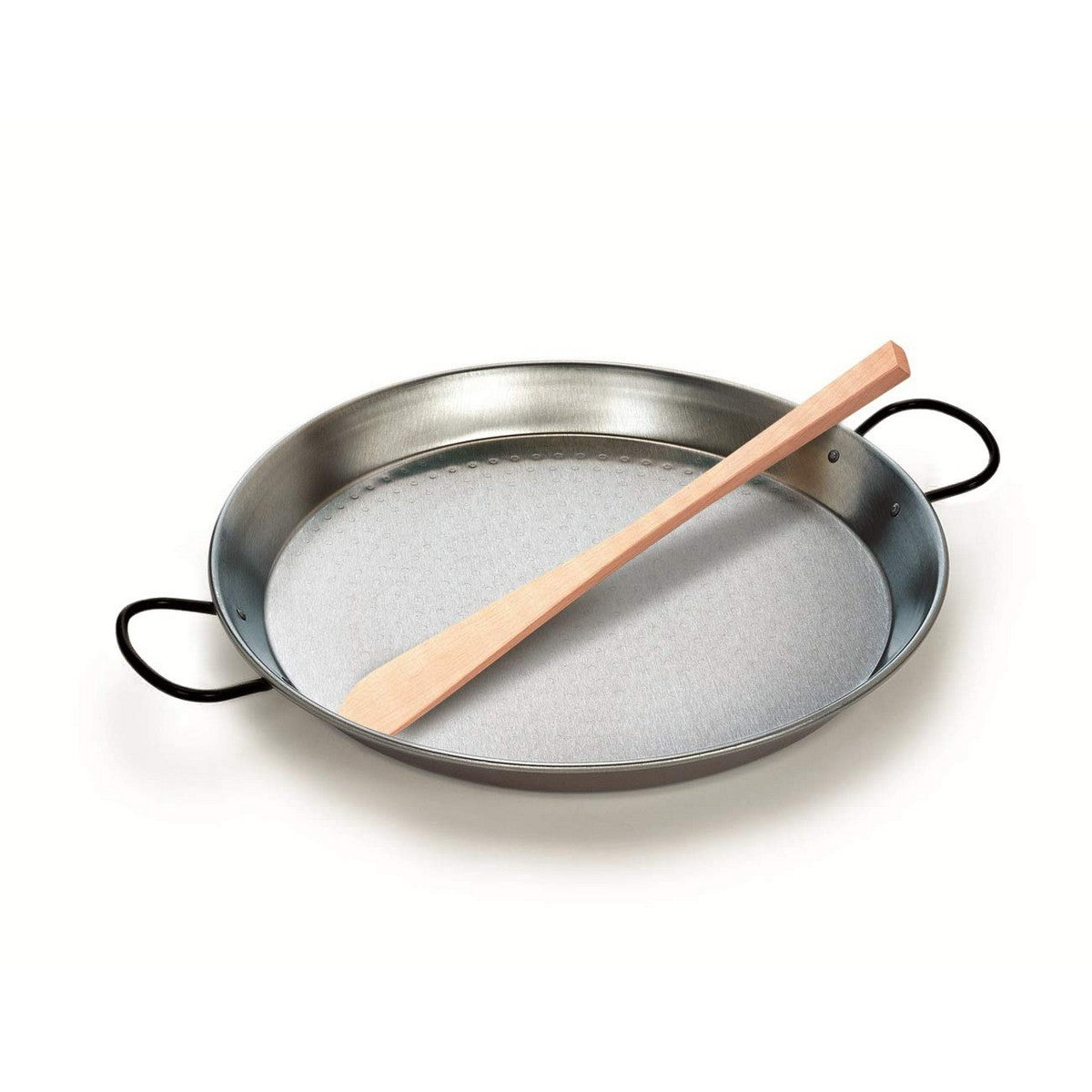 Padella Vaello Tradizionale Acciaio Lucidato 6 persone (Ø 34 cm)