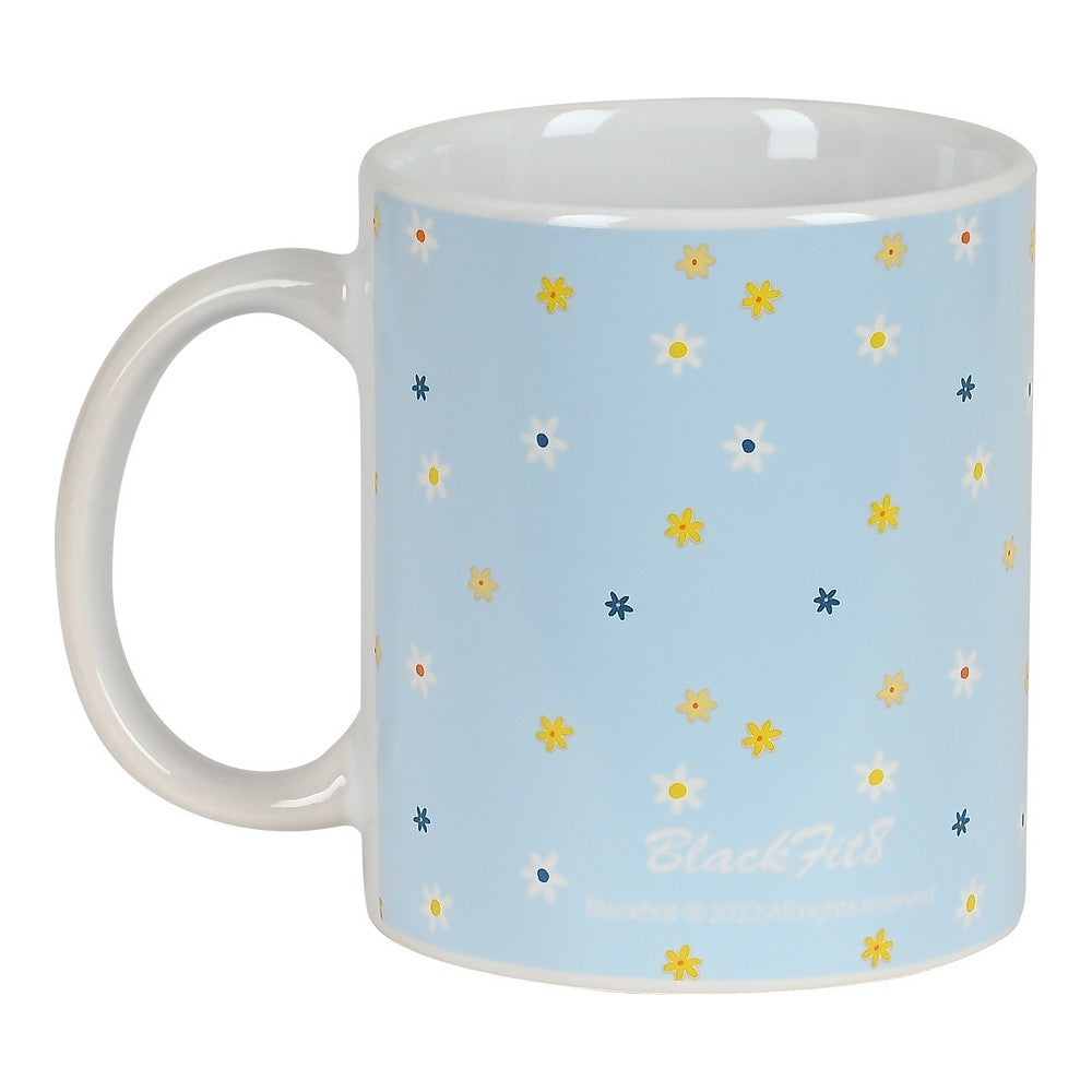 Tazza Mug BlackFit8 Daisies Ceramica Azzurro Chiaro (350 ml)
