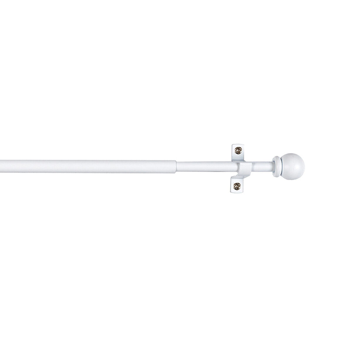 Bastone per tenda Stor Planet Cintacor Sfera 120-215 cm Metallo Bianco