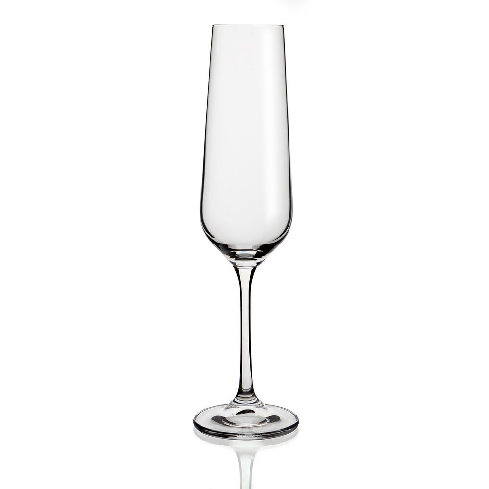 Bicchiere flute champagne Belia Bohemia Trasparente Vetro 6 Unità (20 cl)